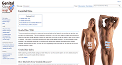 Desktop Screenshot of genitalsize.org